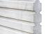 Berton©-motiefplaat smal wit/grijs H26 x D3,5 x L184 cm Deens rabat