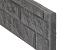 Berton©-motiefplaat antraciet H36 x D4,8 x L184 cm rotsmotief