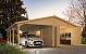 Garage-carport Berggren | 58 mm | vuren onbehandeld