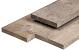 Geïmpregneerd Vuren Steigerplank Fijnbezaagd Zilvergrijs 29x190 mm 500 cm