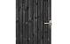 Tuindeur schuifsysteem grenen geïmpregneerd en zwart gespoten H195 x 130 cm