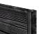 Berton©-motiefplaat smal antraciet gecoat H26 x D3,5 x L184 cm rabat-houtmotief