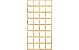 Trellis recht, lamel 1,3 x 2,5 cm grenen groen geïmpregneerd H180 x B60 cm