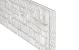 Berton©-motiefplaat smal wit/grijs H26 x D3,5 x L184 cm nostalgiemotief