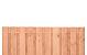 Tuinscherm Zwarte Woud, douglas, RVS-geschroefd, 21-planks (19+2) 180 x 90 cm
