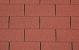 Dakshingles recht rood - pak 3 m²