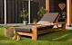 Teak sunlounger Danau