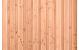 Tuinscherm Douglas, geschaafd, 21-planks (19 + 2) Zwarte Woud 180 x 180 cm