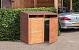 Containerberging hardhout Dubbel