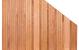 Tuinscherm Dronten, keruing hardhout, RVS-geschroefd, 21-planks (19+2) 180 x 180/90 cm