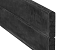 Berton©-motiefplaat smal antraciet gecoat H26 x D3,5 x L184 cm blokhutprofiel
