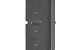 Blokhutaccessoires aluminium antraciet Klang tbv aluminium daktrim RAL 7016