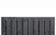 Tuinscherm Marlies, zwart geïmpregneerd douglas, RVS-geschroefd, 21-planks (19+2) 180 x 90 cm
