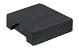 Berton© afdekpet antraciet gecoat, diamantkop 14 x 14 x 5 cm zonder uitsparing