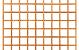 Trellis recht hardhout kunstmatig gedroogd H180 x B180 cm