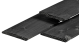 Douglas dubbel lip profiel fijnbezaagd zwart geïmpregneerd werkende breedte 177 mm 18x190 mm 500 cm
