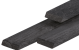 Douglas rhombus geschaafd zwart gespoten 20x67 mm 360 cm