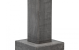 Berton© betonpoer (28,0 x 28,0) > (14,0 x 14,0) x 50,0 cm, antraciet, M16-bus, blokpoer