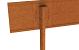 Multi-Edge ADVANCE Afboording Cor-ten 200 x 20 cm per stuk