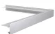 Aluminium daktrim 45/45 buitenhoek