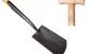 De Wit Zwanehals spade met lip essen steel 750mm