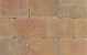 METRO Trommelsteen 20x30x6 cm brons genuanceerd