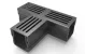 Star Drain Mini 65/60 T-stuk - Zwart (Aluminium)