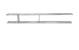 H-Pergoladrager 91mm Verzinkt