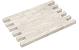 Waalformaat Travertin Ivory Cream 20x5x5 cm soft finish, kanten verouderd