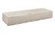 Bloktrede Travertin Ivory Cream 100x35x15 cm soft finish