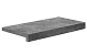 Zwembadrand Spotted Bluestone 60x30x5/2,5 cm, gevlamd, voorzijde gezoet