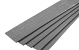 Ecoborder Plank 2 m x 20 cm x 1 cm GREY (afname per omverpakking à 5 stuks)