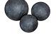 Set bollen Black granite, gepolijst 1x25 cm, 1x35 cm,1x45 cm