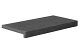 Zwembadrand Tibet Asian Black 2.0 60x30x5/2,5 cm, gevlamd, voorzijde gezoet