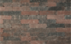 METRO Trommelsteen 20x5x7 cm rood genuanceerd