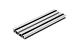 Structusol aluminium profiel ST16 - 2,4 m met rubber profiel