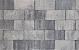 Design brick 8 cm nero/grey mini facet komo