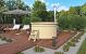 Hottub met externe RVS kachel ø200 cm onbehandeld vuren