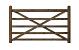 Engelse poort 150x127 cm nobifix
