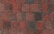 Tambour 10x10x6 rood/zwart