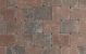 METRO Trommelsteen 15x20x6 cm rood genuanceerd