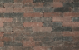 METRO Trommelsteen 20x5x7 cm rood genuanceerd