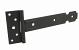 GB Kruisheng licht 250x35x2.0 mm Zwart Verzinkt