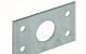 GB Plaat voor staartgrendel 40x66x2.0 mm Verzinkt