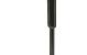 GB Staartgrendel 1000mm met plaat Zwart Gecoat