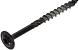 WOODIES Schotelkopschroef Zwart Torx 8.0x80 50 st.